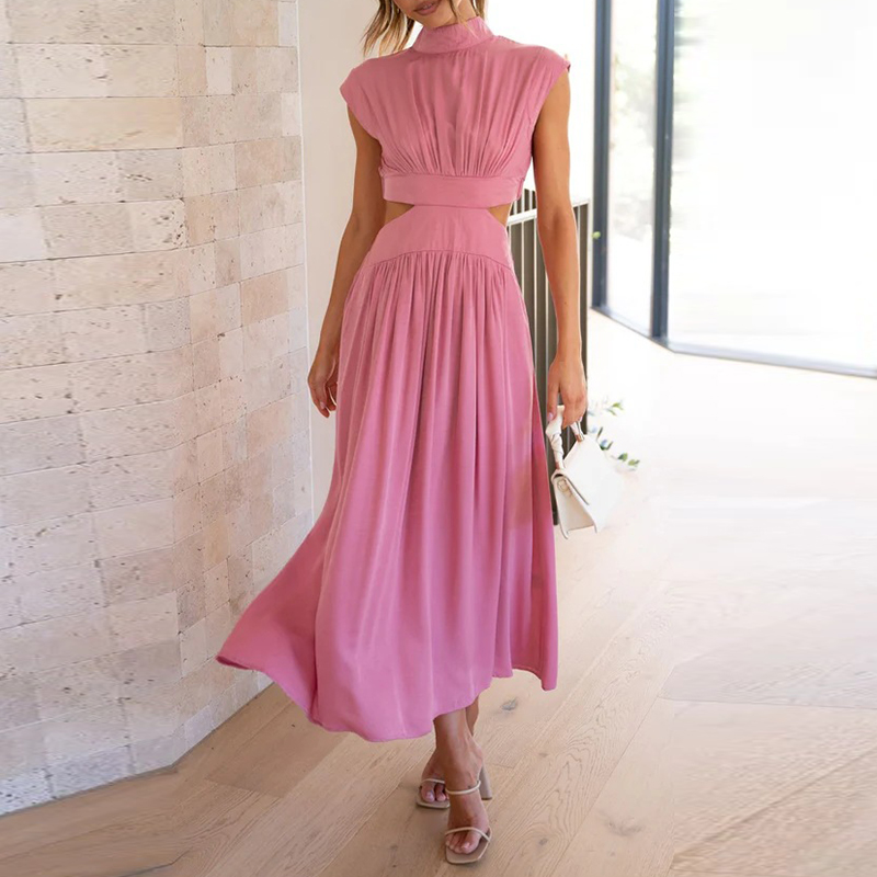 Delphina | Sommer Maxikleid mit Taillierung