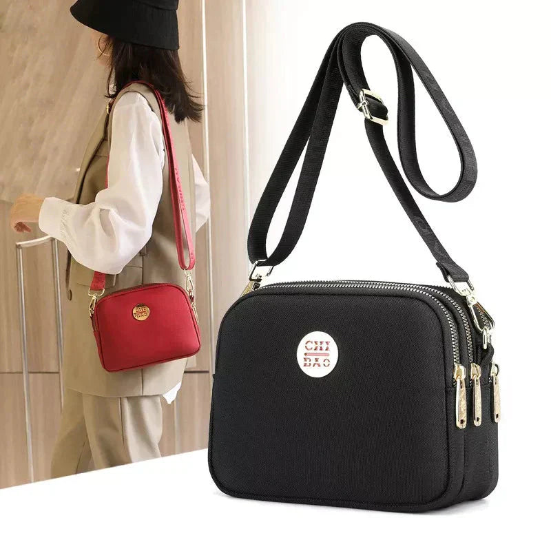 Chayla | Damen multifunktionale Nylon Schultertasche