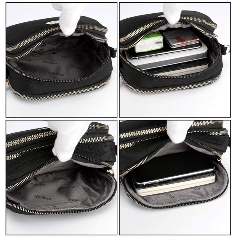 Chayla | Damen multifunktionale Nylon Schultertasche