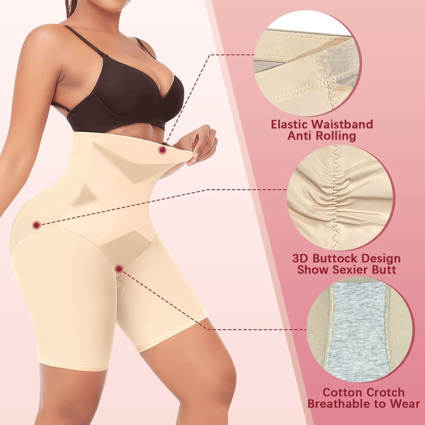 ShapeCross™ – Premium Shapewear für glatte, definierte Kurven mit Komfort [1 + 1 Gratis]