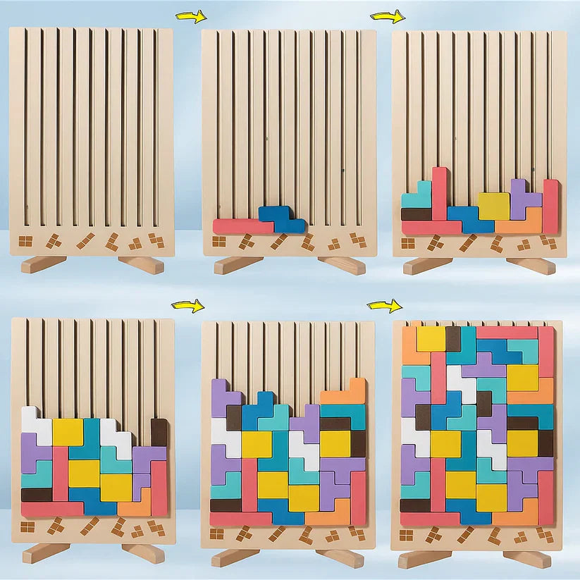 Holz-Tetris-Puzzlebrett – Der perfekte Brain-Break für Ihren Schreibtisch product image 7