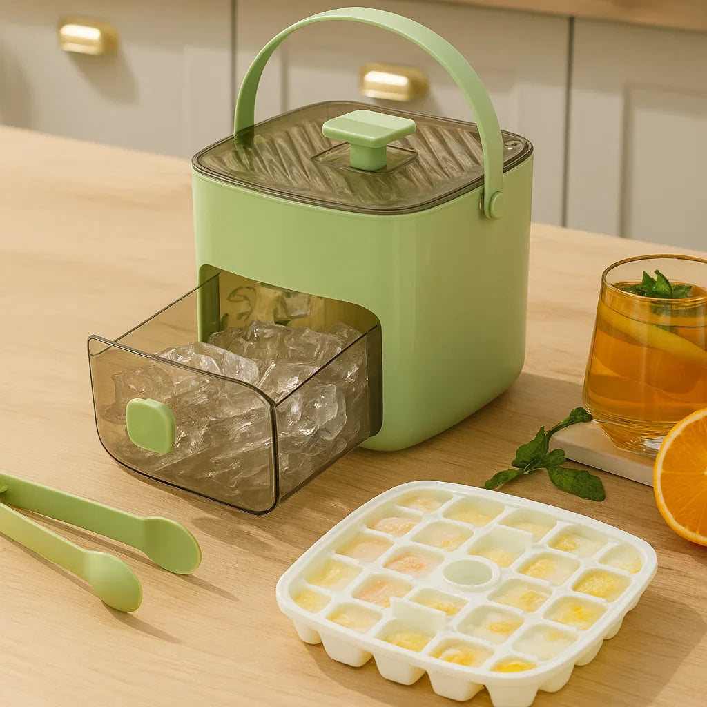 Eiswürfelbox mit Druckfunktion – 48 Würfel ohne Kleckern & ohne Mühe product image 2