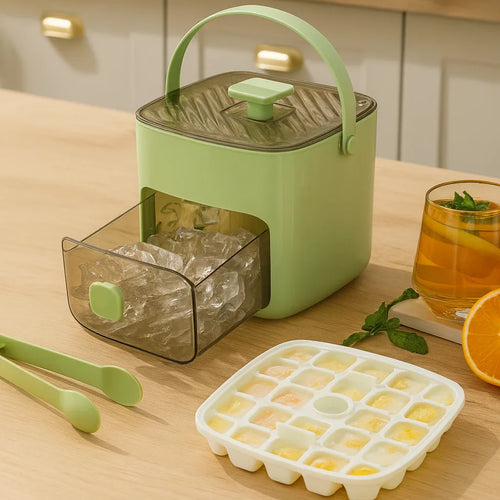 Eiswürfelbox mit Druckfunktion – 48 Würfel ohne Kleckern & ohne Mühe product image 2