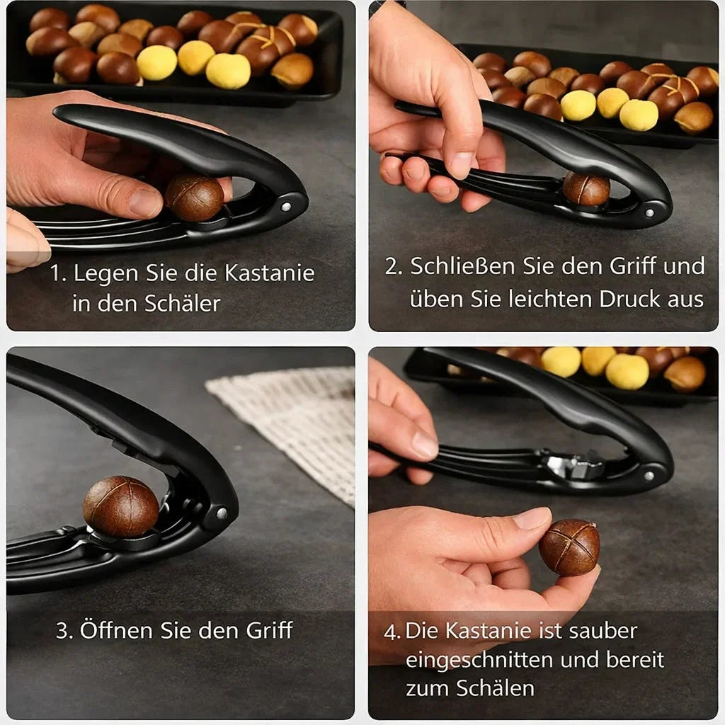 Nussschäler für Kastanien & harte Nüsse – sicher & kraftsparend product image 6