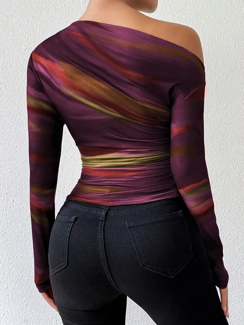 Off-Shoulder-Top mit Schmeichelhafter Passform für Damen
