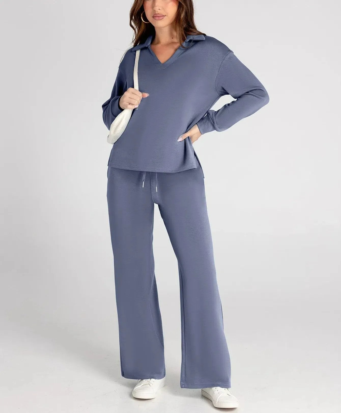 Damen Zweiteiler Set Langarm Hose Freizeit Outfit product image 34