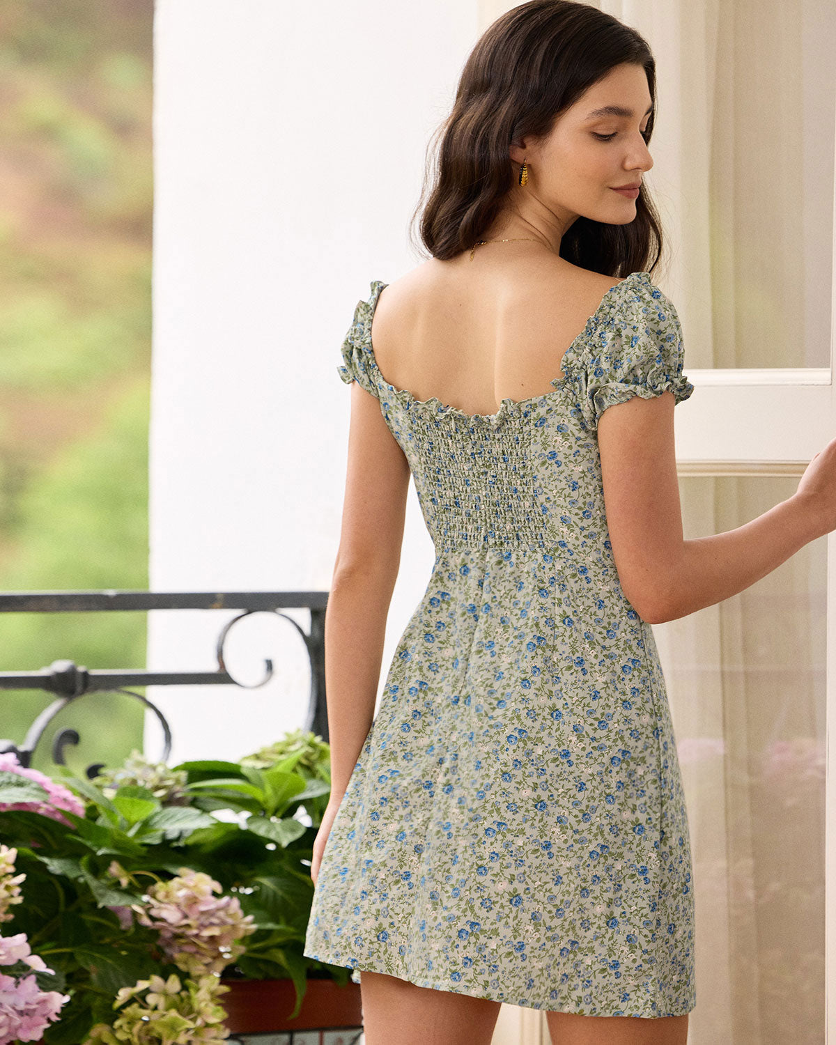 Frieda | Feminines Rüschenkleid Mini