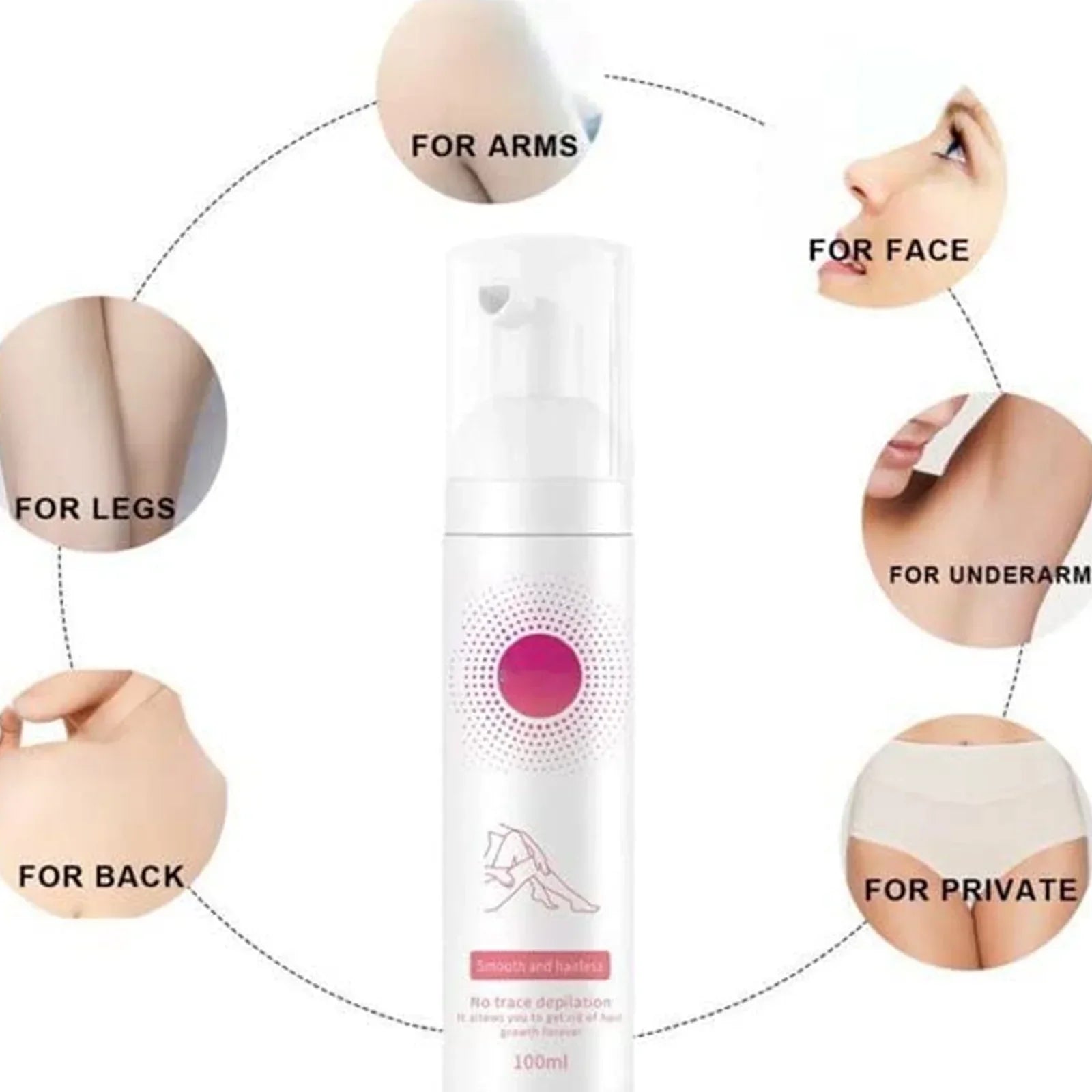 Haarentfernungs Spray für glatte Haut und Pflege product image 5