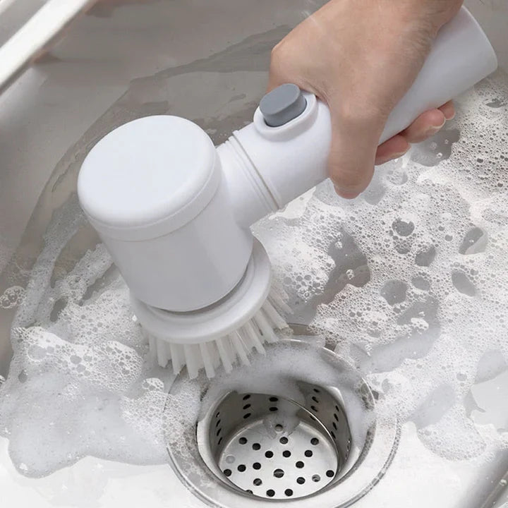 PowerScrub™ – Elektrische Reinigungsbürste für mühelose und gründliche Sauberkeit [50 % Rabatt]