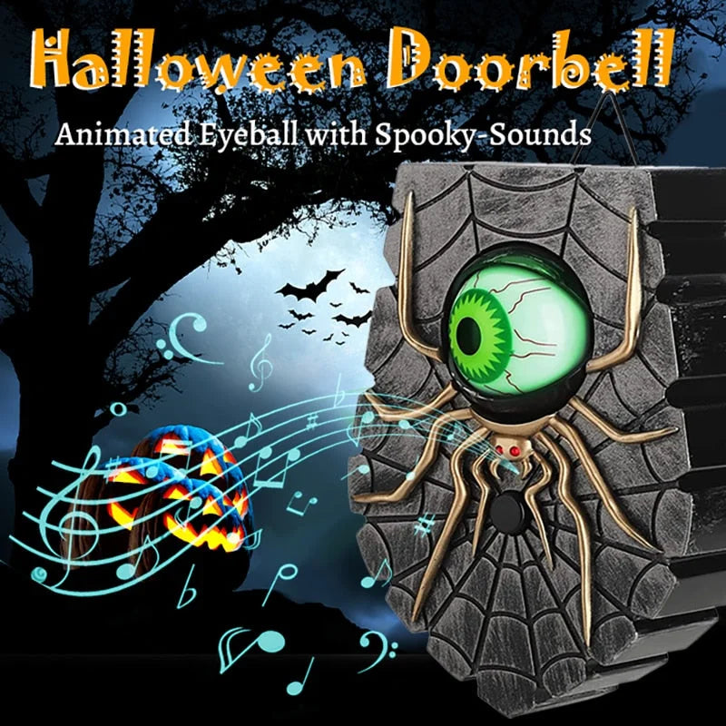 SpiderBell™ – Halloween Türklingel Spinne Effekt [50% Rabatt]
