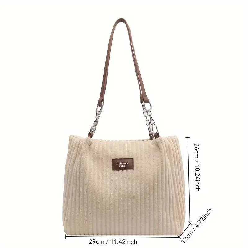 Lyssa | Tasche aus geripptem Samt