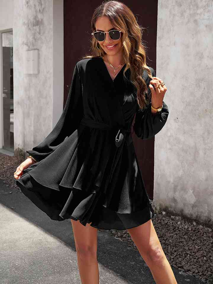 Giselda | Feminines Wickelkleid mit Volants
