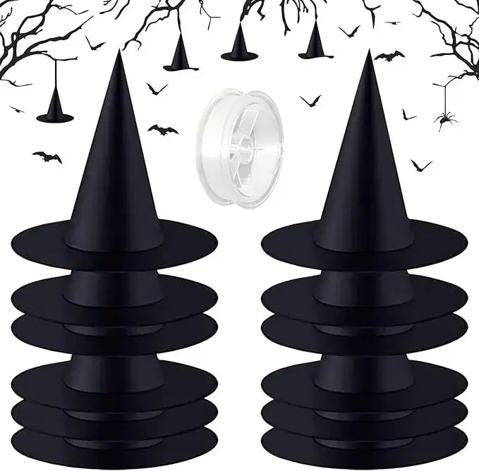 Hexenhüte™ – Unvergessliche Halloween-Atmosphäre & Gruselstimmung für Partys [6 + 6 Gratis]