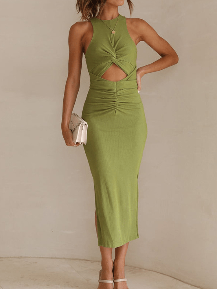 Elegantes schickes Cut Out Kleid für Damen