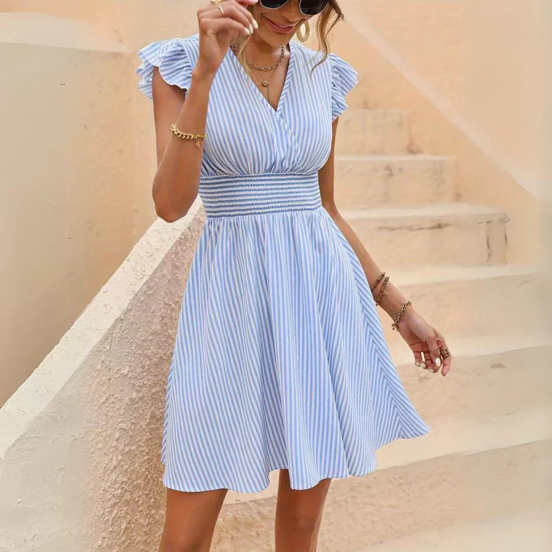 Audelia | Gestreiftes Sommerkleid