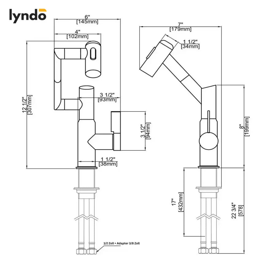 IntelMax™ – Drehbarer Wasserhahn mit Temperaturanzeige [50% Rabatt]