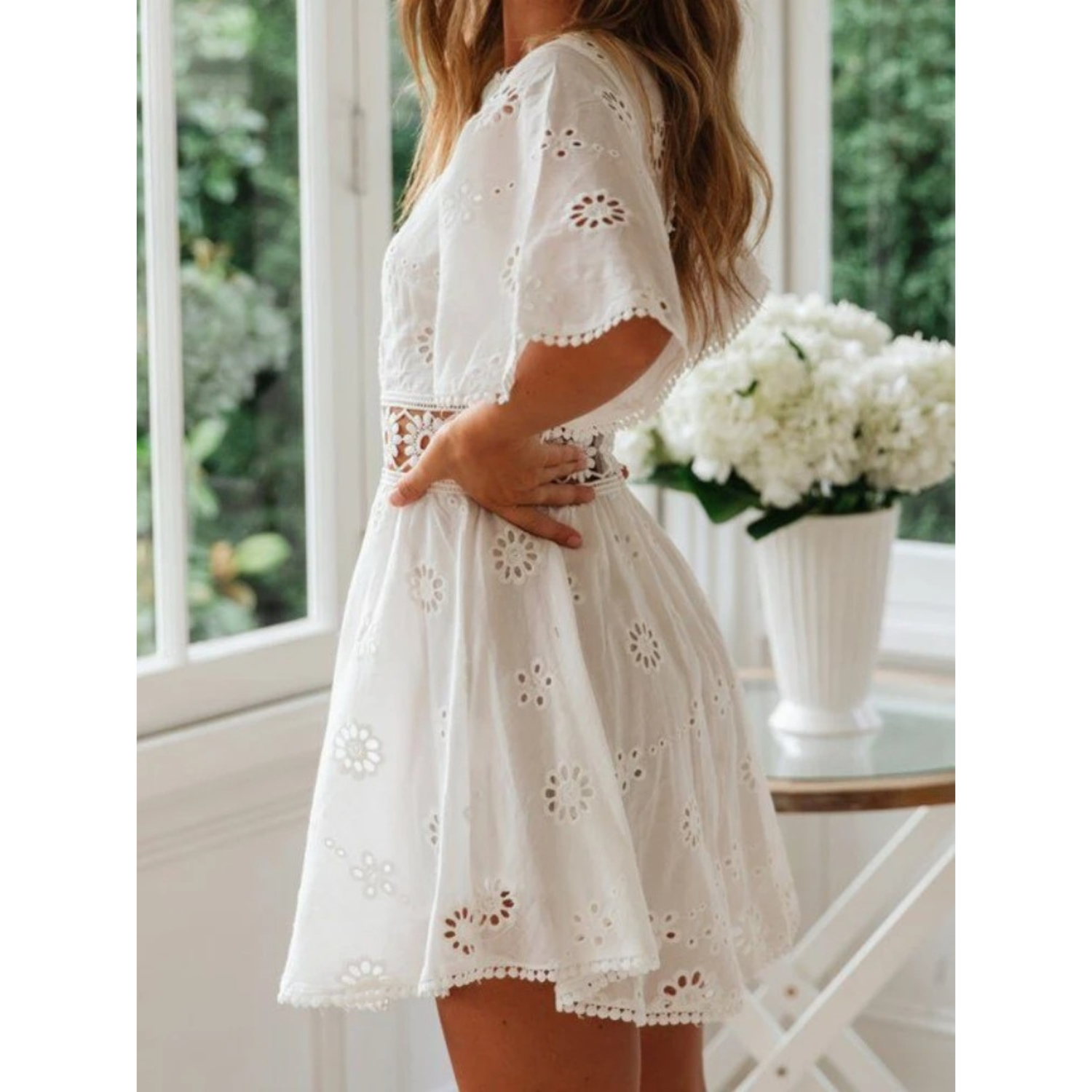 Asella | Bequemes Sommerkleid aus Spitze
