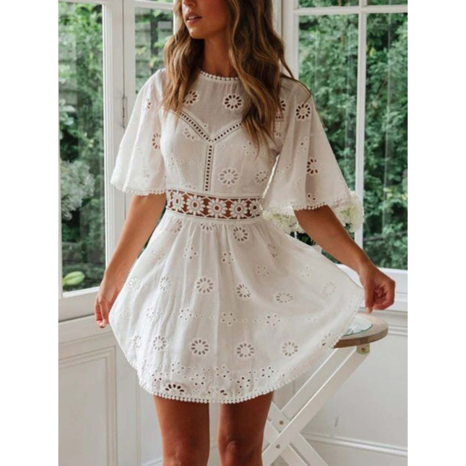 Asella | Bequemes Sommerkleid aus Spitze
