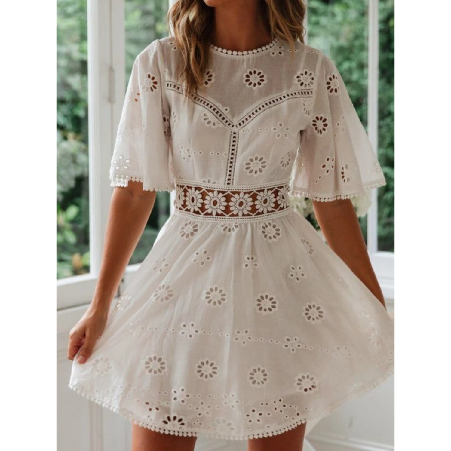 Asella | Bequemes Sommerkleid aus Spitze