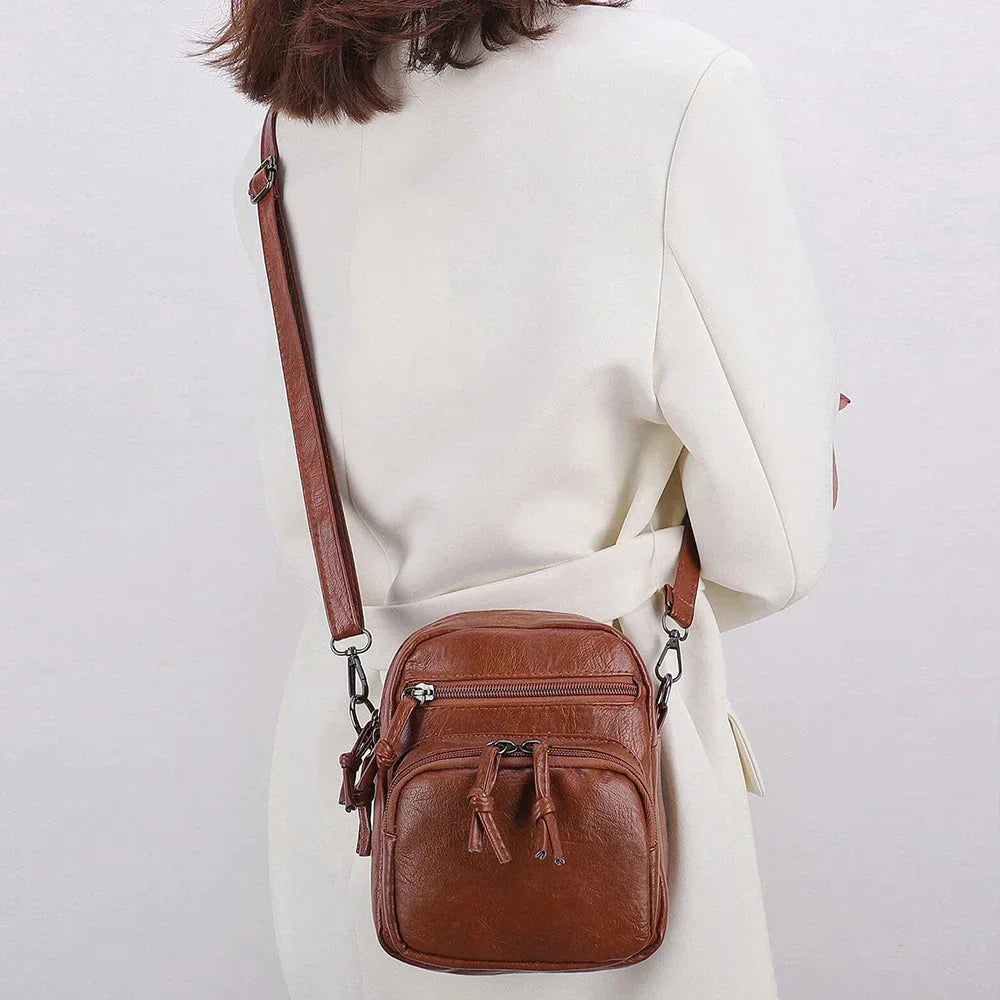 Heidie | Weiche Leder-Schultertasche
