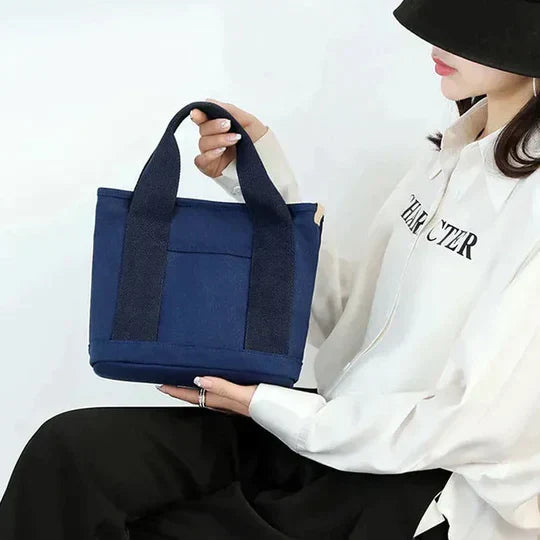 Neliah | Canvas-Handtasche mit großem Fassungsvermögen
