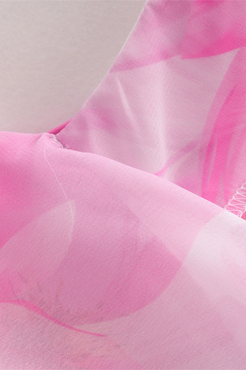 Elegantes Rüschenkleid mit Rückenausschnitt Für Frauen