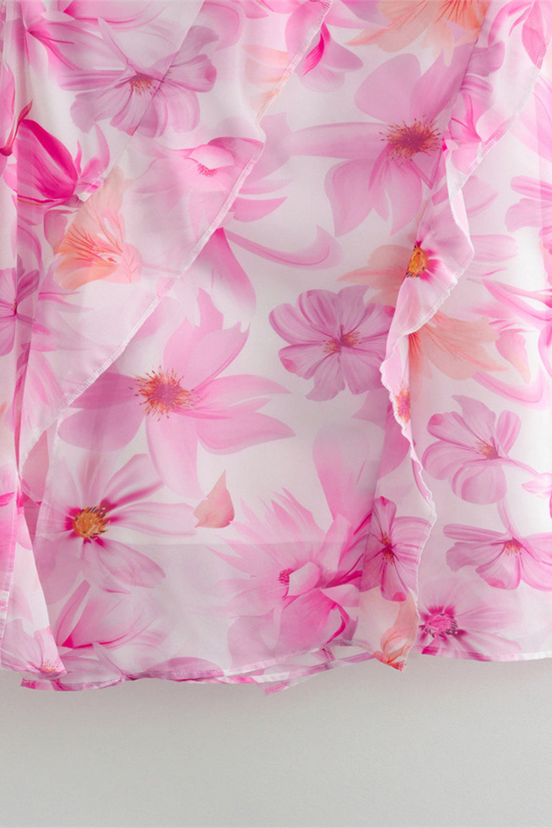 Elegantes Rüschenkleid mit Rückenausschnitt Für Frauen