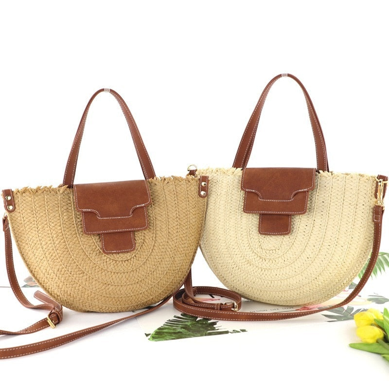 Sunny | Tote Tasche aus Stroh