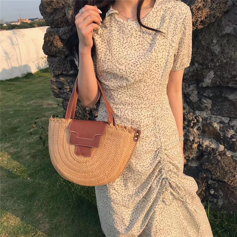 Sunny | Tote Tasche aus Stroh