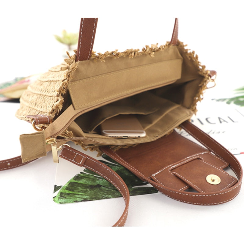 Sunny | Tote Tasche aus Stroh