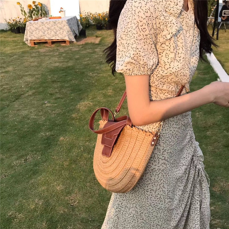 Sunny | Tote Tasche aus Stroh