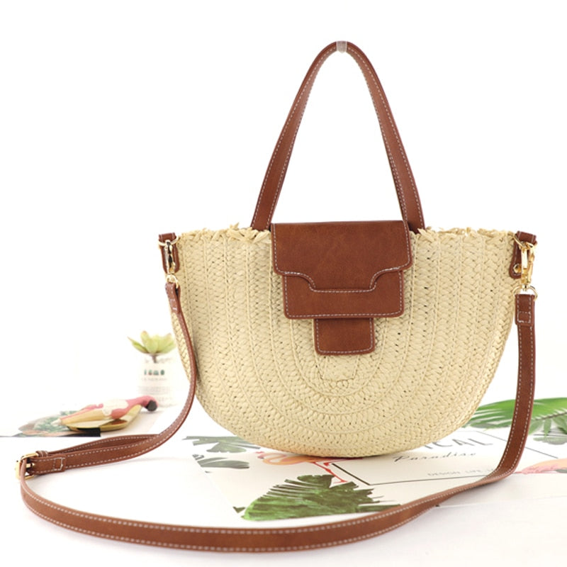 Sunny | Tote Tasche aus Stroh