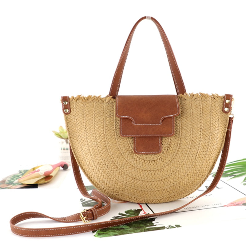 Sunny | Tote Tasche aus Stroh