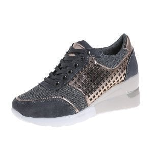 Trendige High-Heel-Sneaker mit Keildesign Für Frauen