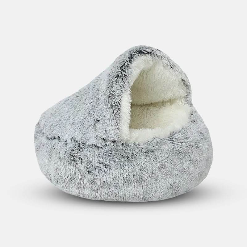 Haustierhöhle mit Kapuze – Gemütlicher Rückzugsort für Hunde und Katzen product image 4