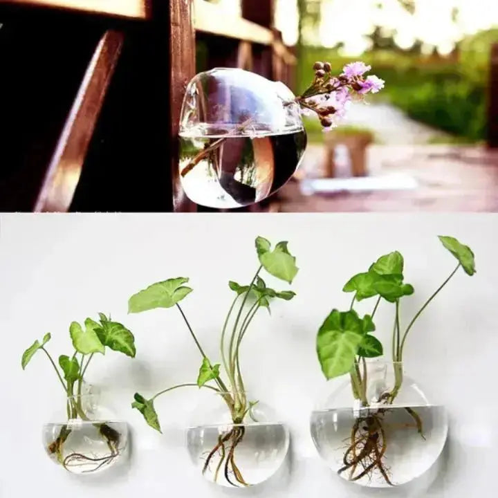 Minimalistische Glas Wandvase Für Stilvolle Raumdekoration product image 7