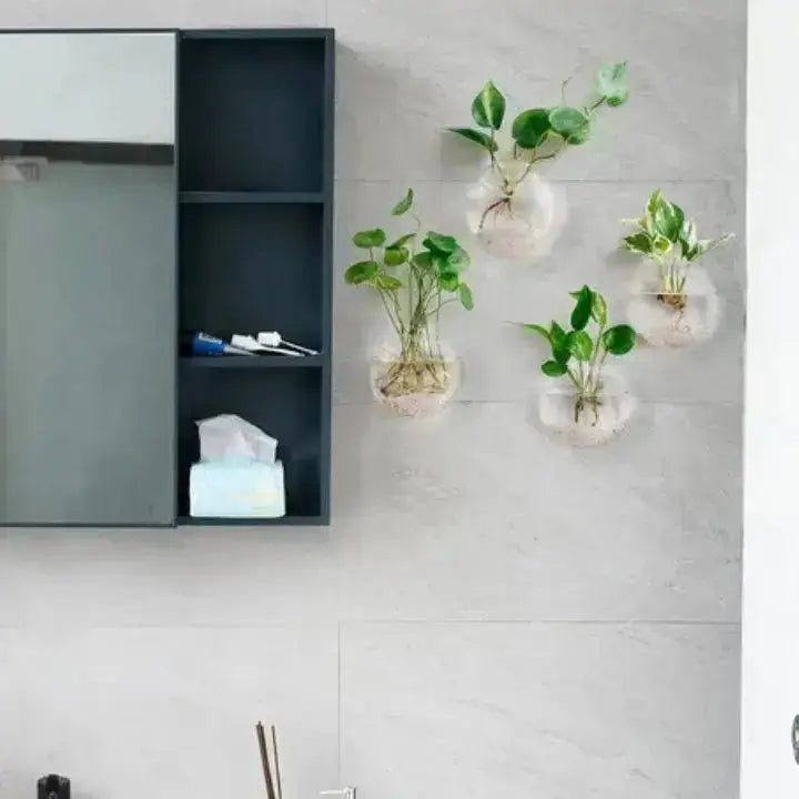 Minimalistische Glas Wandvase Für Stilvolle Raumdekoration product image 10