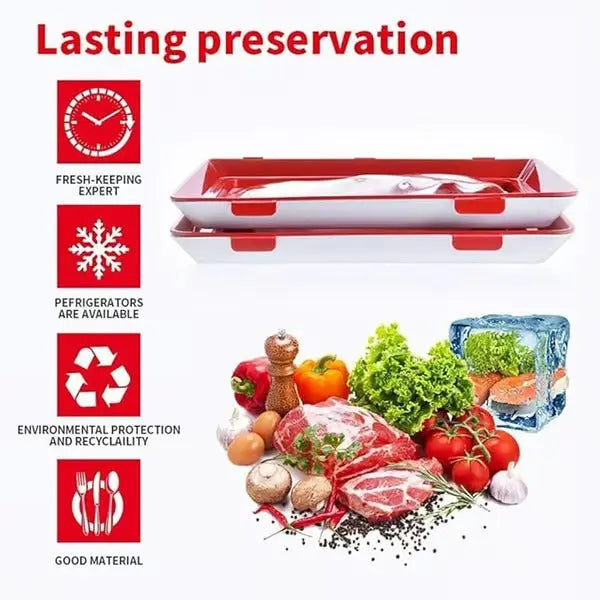 Wiederverwendbare Lebensmittel Aufbewahrungsbox Luftdicht Stapelbar Küche product image 7