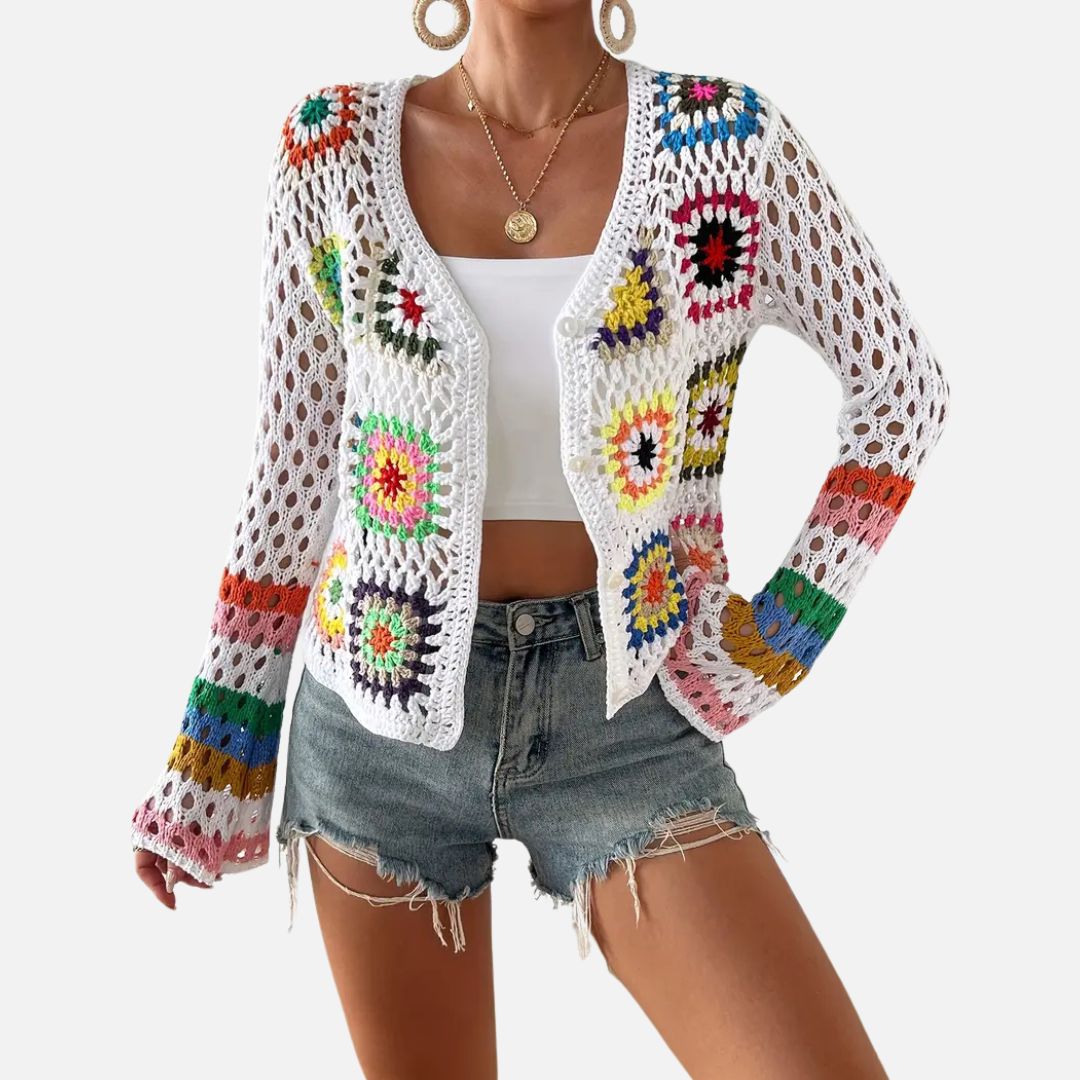 Xavienna | Damen Boho-Weste Cardigan