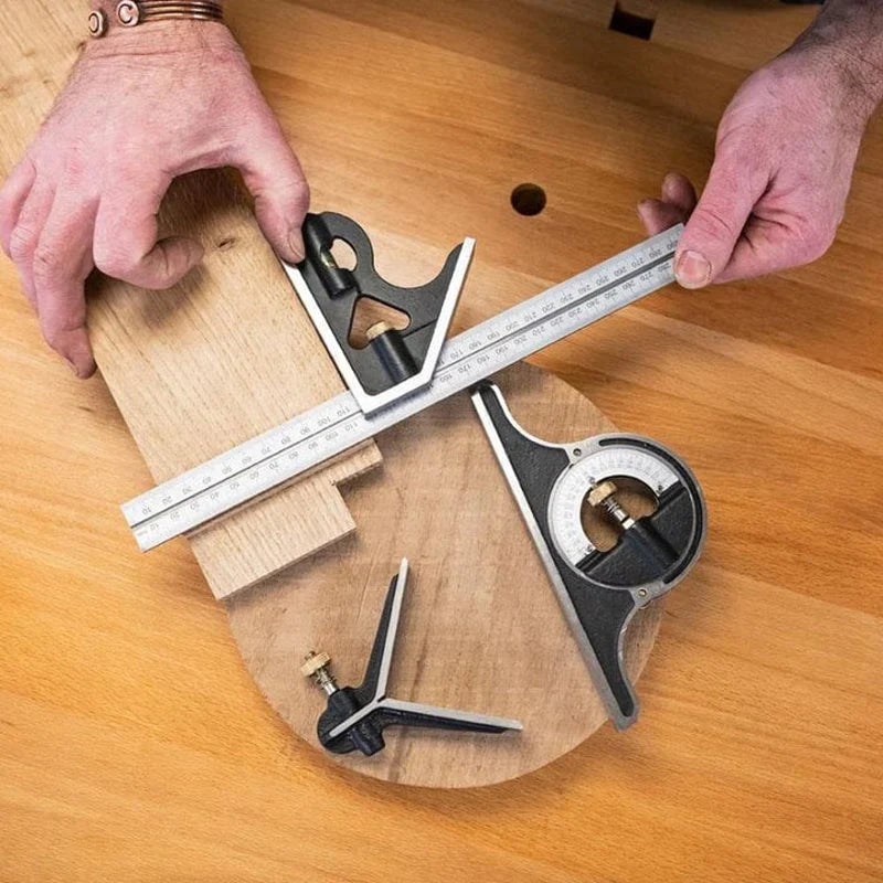 MultiAngle™ – Multifunktionales bewegliches Winkellineal-Set [50 % Rabatt]