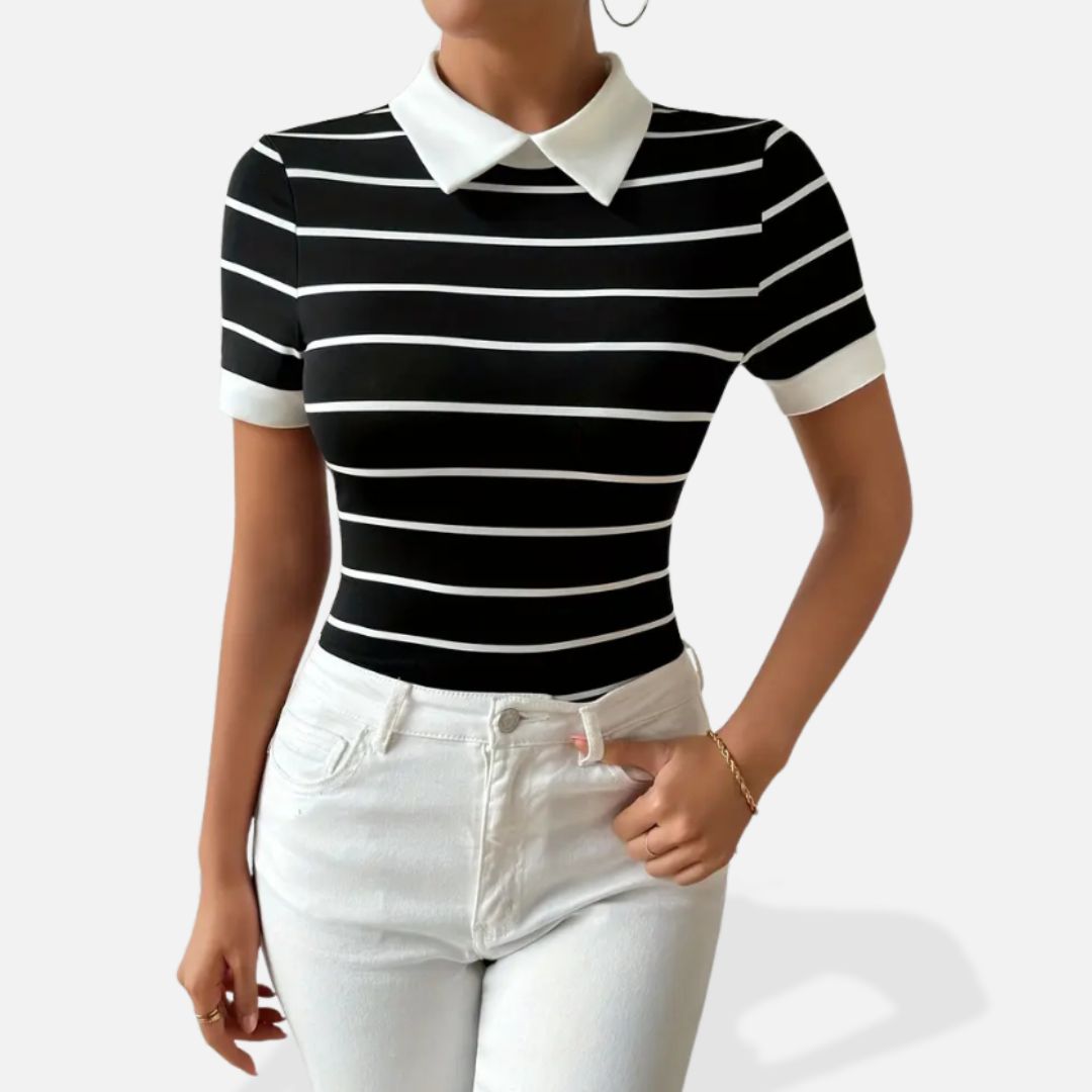 Wrenley | Smartes Kurzarm-Poloshirt für Frauen