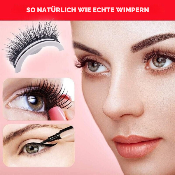 LashGlam™ – Selbstklebender Wimpernschmuck für strahlende, glamouröse Augenblicke [1 + 1 Gratis]