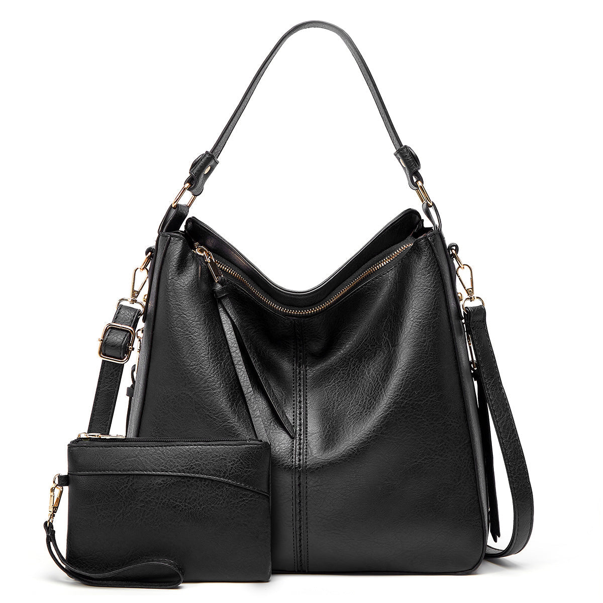 Tyra | Geräumige Lederhandtasche mit Seitentaschen