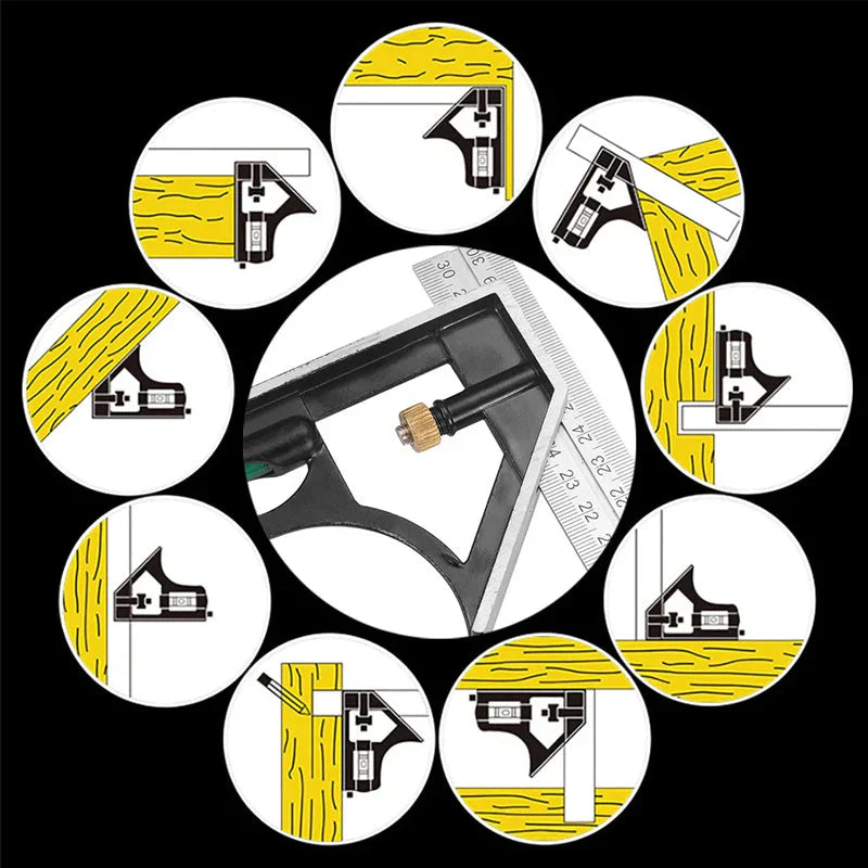 MultiAngle™ – Multifunktionales bewegliches Winkellineal-Set [50 % Rabatt]