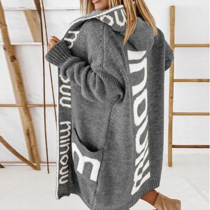 Schicker Oversize-Strickcardigan für Damen