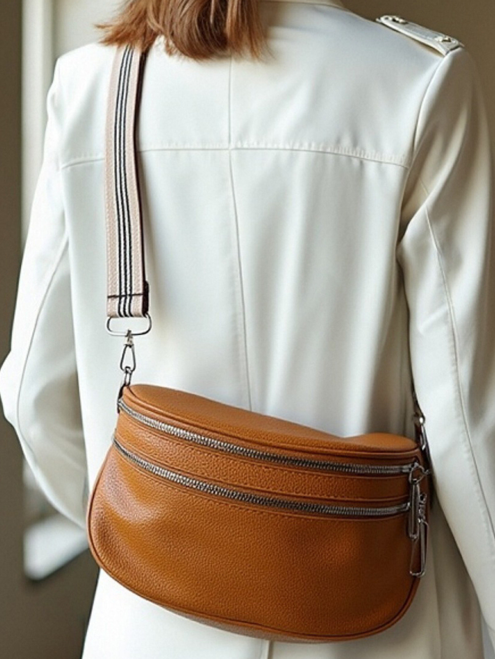 Saphyra | Elegante Crossbody-Tasche aus Leder