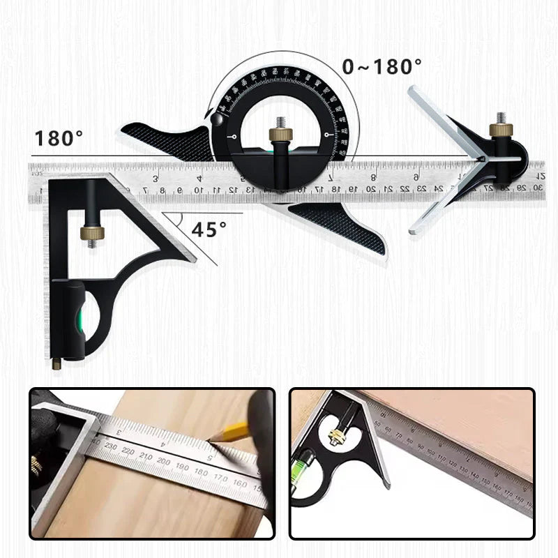 MultiAngle™ – Multifunktionales bewegliches Winkellineal-Set [50 % Rabatt]