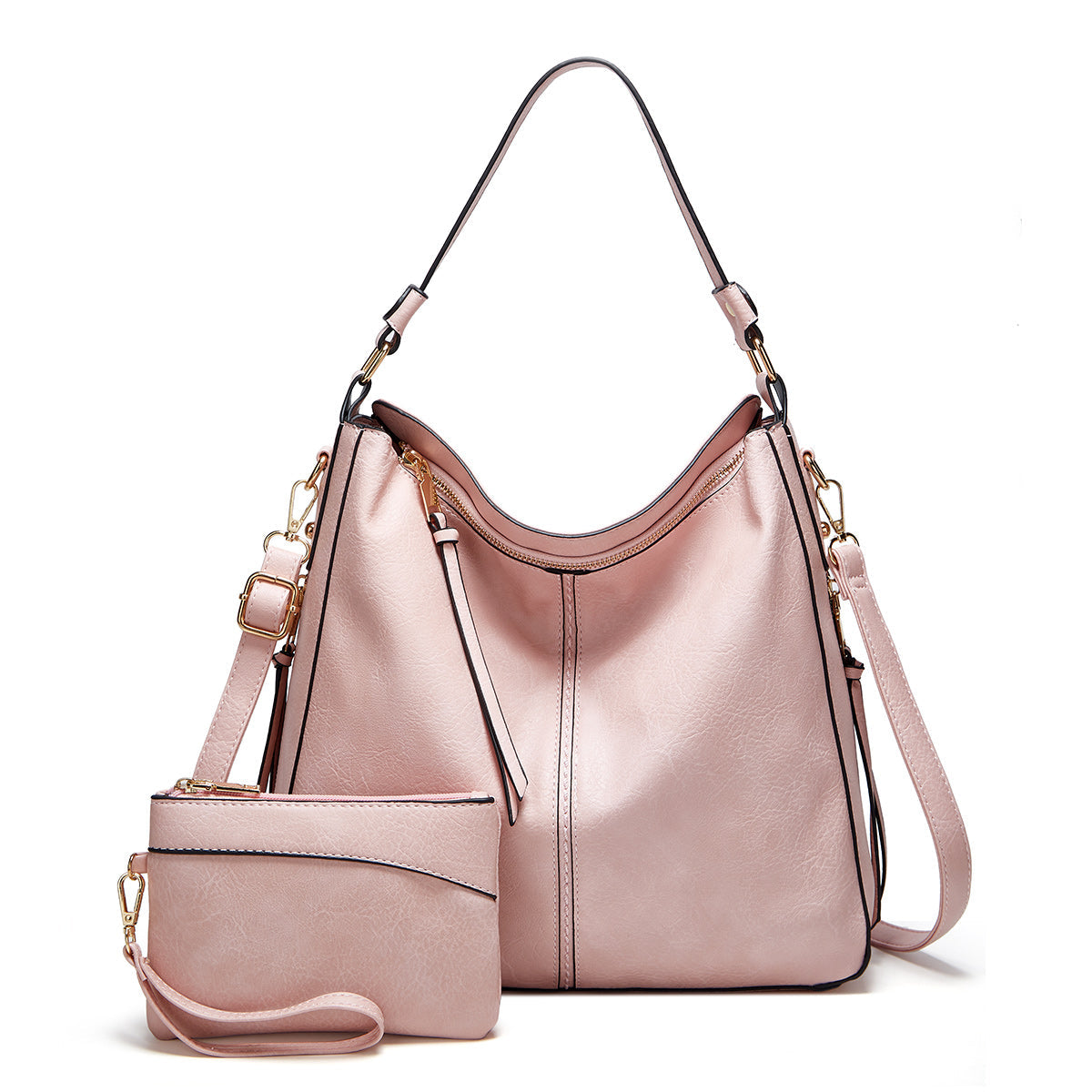 Tyra | Geräumige Lederhandtasche mit Seitentaschen