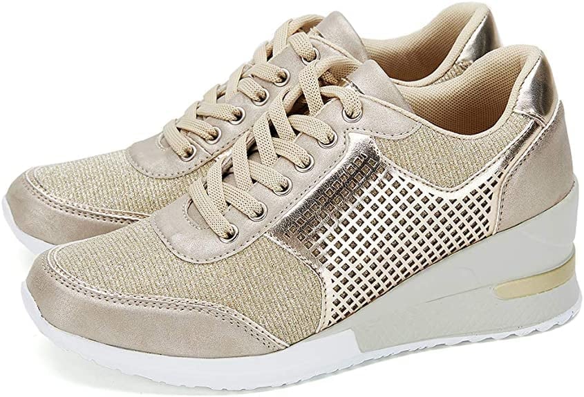 Trendige High-Heel-Sneaker mit Keildesign Für Frauen