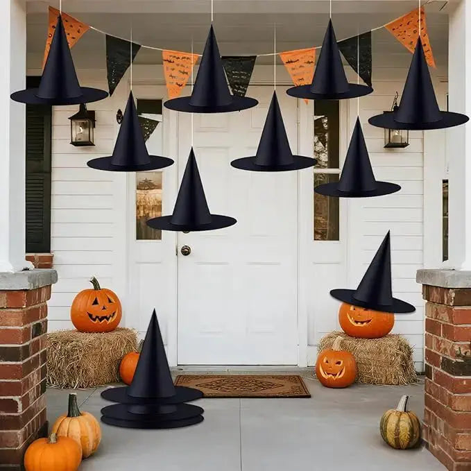 Hexenhüte™ – Unvergessliche Halloween-Atmosphäre & Gruselstimmung für Partys [6 + 6 Gratis]